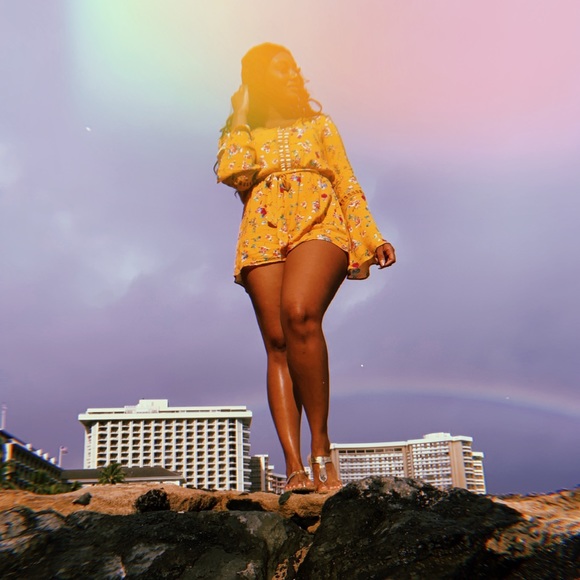 Yellow Romper - Picture 2 of 3